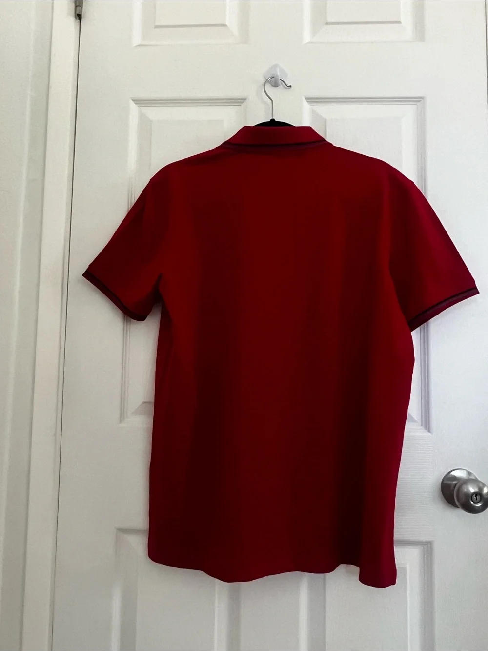 Ralph Lauren Red Polo with Contrast Trim